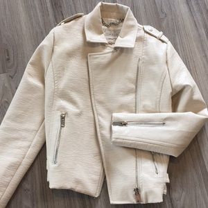 Faux leather jacket